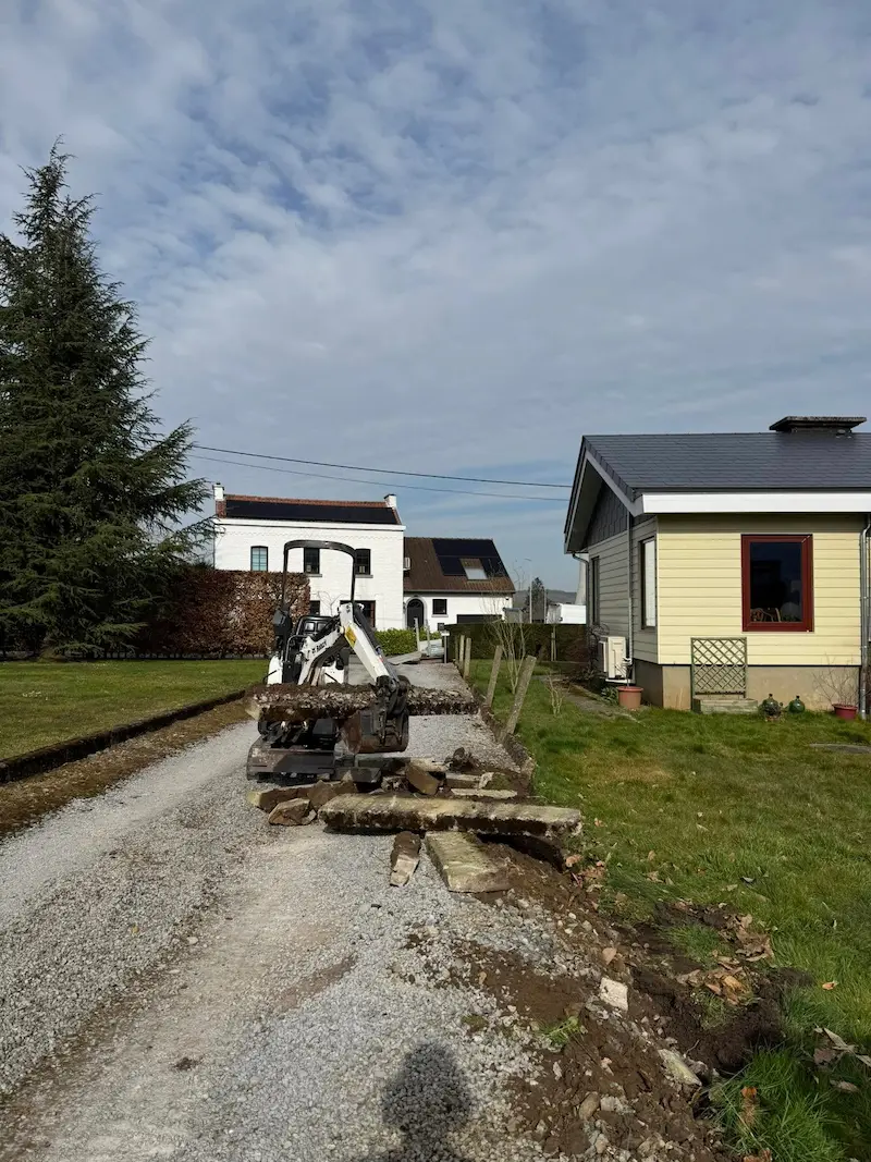 Pose de clôtures - Avant