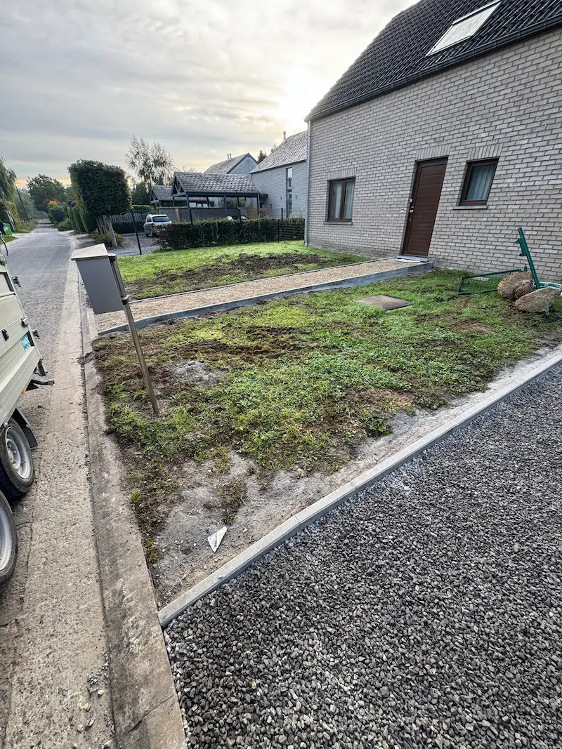 Remise à neuf d'une pelouse - Avant